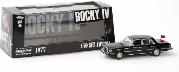 Greenlight Mercedes S-class 450sel 6.9 w116 1977 Rocky Iv 1:43 86640