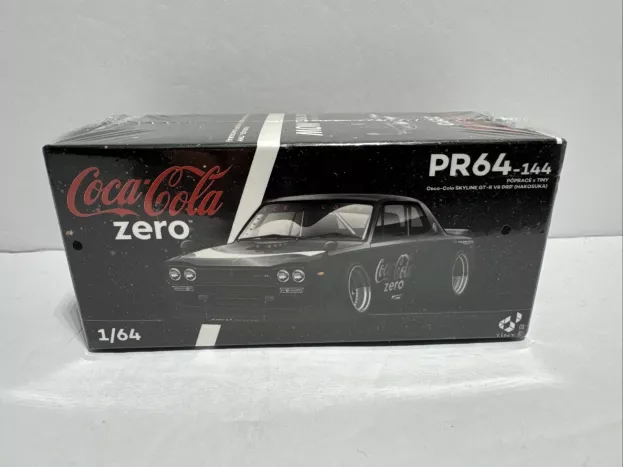 Pop Race Nissan Skyline Gt-r V8 r34 Drift Hakosuka Coca-cola Zero 2007 1:64 PR640144