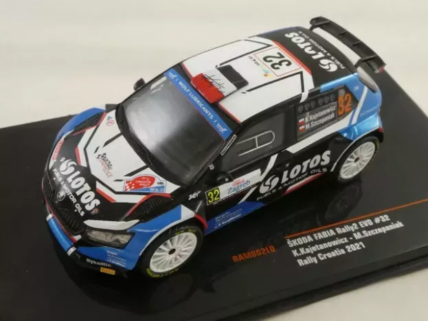 IXO Models Skoda Fabia Rally2 Evo N 32 Rally Croatia 2021 K.kajetanowicz M.szczepaniak 1:43 RAM802LQ
