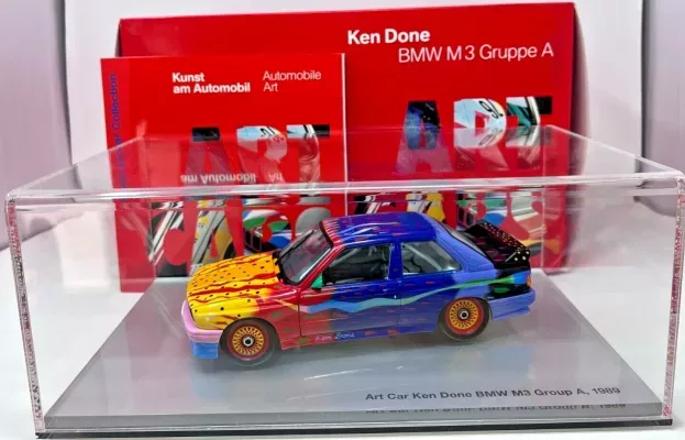 Minichamps BMW M3 Group A E30 Ken Done Art Car 1:18 80430150942