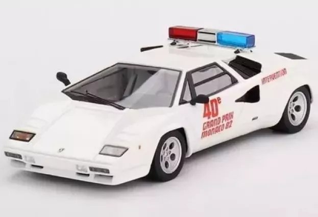 Truescale Lamborghini Countach Safety Car F1 Monaco Gp 1982 1:43 TSM430702