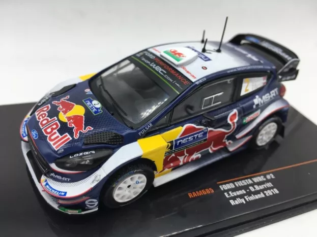 IXO Models Ford Fiesta Wrc Red Bull N 2 Rally Finland 2018 E.evans D.barritt 1:43 RAM685