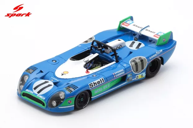 Spark Matra Simca Ms670b 3.0l V12 Team Matra-simca Shell N 11 Winner 24h Le Mans 1973 Henri Pescarolo Gerard Larrousse 1:43 43LM73