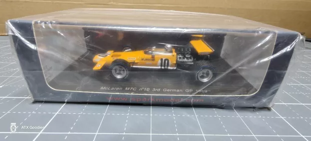 Spark Mclaren F1 M7c N 10 3rd German Gp 1969 Bruce Mclaren 1:43 S3133
