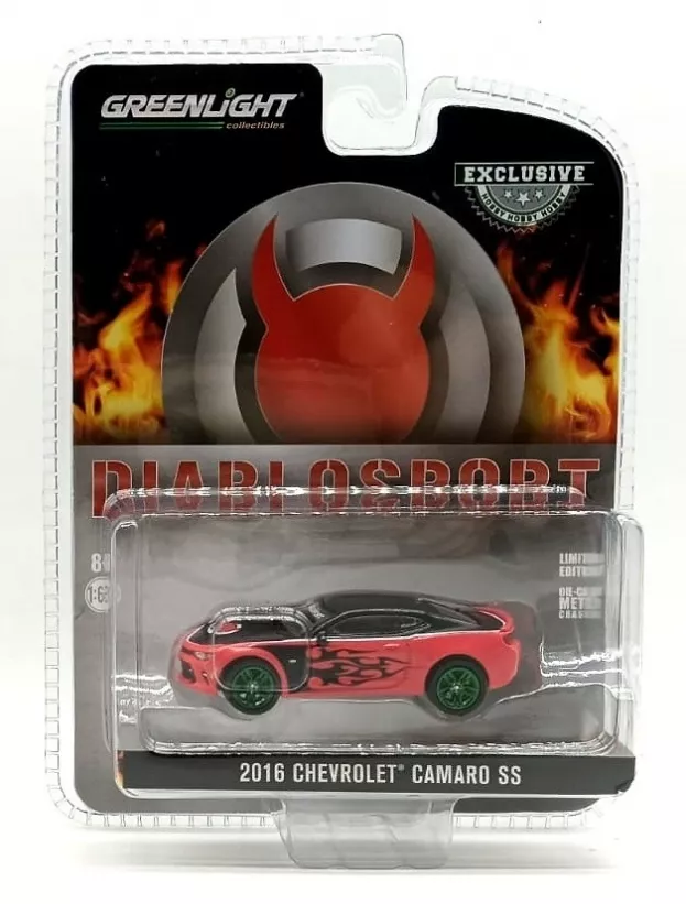 Greenlight Chevrolet Camaro Ss Diablo Gasoline 2016 1:64 30308