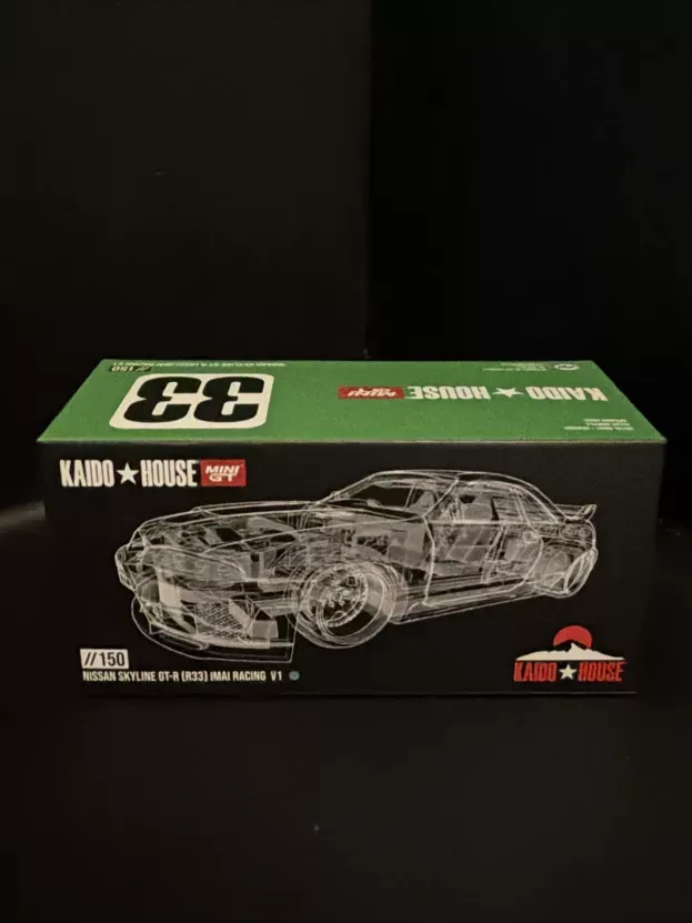 Mini GT Nissan Skyline Gt-r r33 Kaido Works N 33 Imai Racing V1 Coupe 1997 1:64 KHMG150