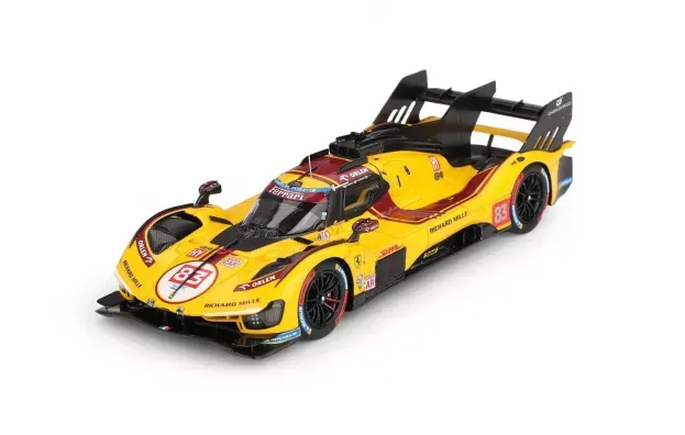 BBR Ferrari 499p 3.0l Turbo V6 Team Af Corse N 83 2nd Wec 1812km Qatar 2025 2025 Robert Kubica Phil Hanson Yifei Ye 1:43 BBRCS018