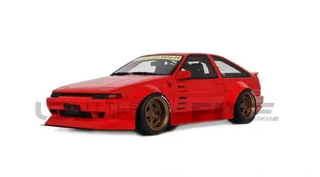 Ottomobile Toyota Ae86 Sprinter Trueno Widebody Ferrari Rosso Corsa 1986 1:18 OT1278