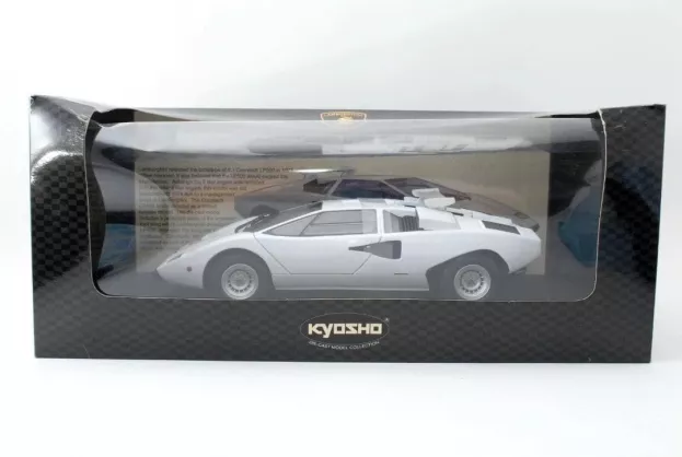 Kyosho Lamborghini Countach Lp400 With Wing Roof 1974 1:18 08324W
