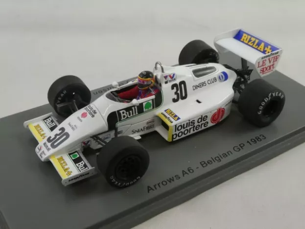 Spark Arrows F1 A6 N 30 Belgium Gp 1983 T.boutsen 1:43 S5786