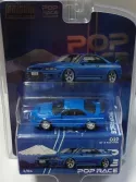 Pop Race 1/64 Nissan Skyline GT-R R33 Nismo 400R Championship Blue PRE019