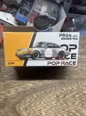 Pop Race Porsche Singer 964 911 - Yellow Silver 1:64 Scale Diecast Car PR640201