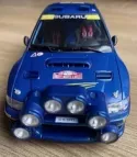AUTOART 1/18 - 89994 SUBARU IMPREZA WRC 'NIGHT RACE' MONTE CARLO RALLY R. BURNS