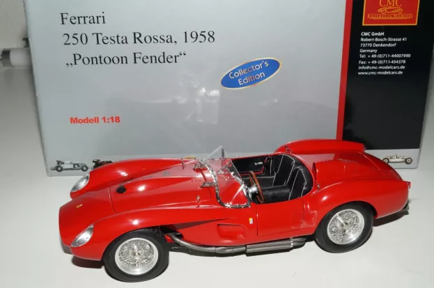CMC Ferrari 250 Testa Rossa signed CMC CEO Mrs. Shuxiao Jia 3 Collectors Edition 1:18 M-071A