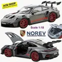Porsche 911 GT3 RS 2022 Arktikgrau & Pyrorot 1:18 Norev 187350