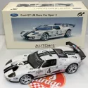 AUTOart 1/18 Ford GT LM Race Spec II 2 Test Car Gran Turismo #4 white 80515