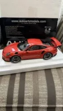 Autoart 78168 Porsche 911 GT3RS. Lava Orange. Mint Condition. Rare