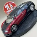 AUTOart 1/18 Bugatti 16.4 Veyron Frankfurt 2001 Black Red Diecast 70901