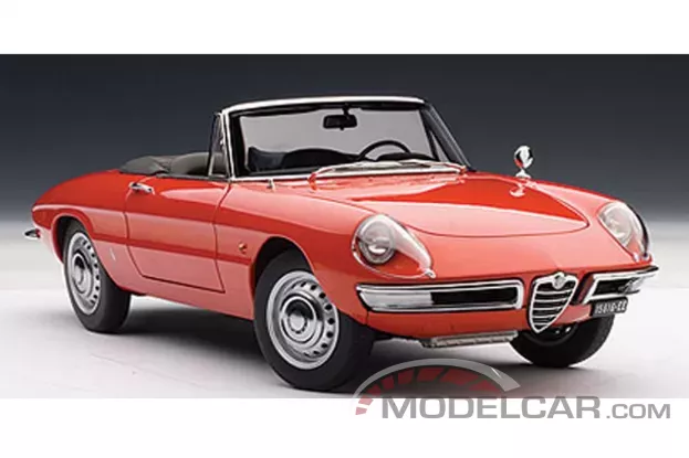 AUTOart Alfa Romeo 1600 Duetto Spider 1966 Red 1:18 70137