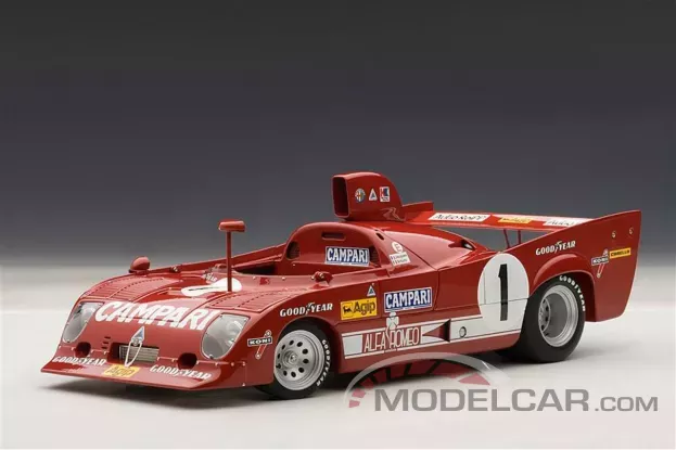 AUTOart Alfa Romeo 33 TT 12 1000Km Nurburgring Winner 1975 1 Merzario Lafitte 1:18 87505