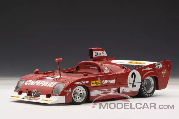 AUTOart Alfa Romeo 33 TT 12 1000Km SPA Francorchamps Winner 1975 2 Pescarolo Bell 1:18 87503