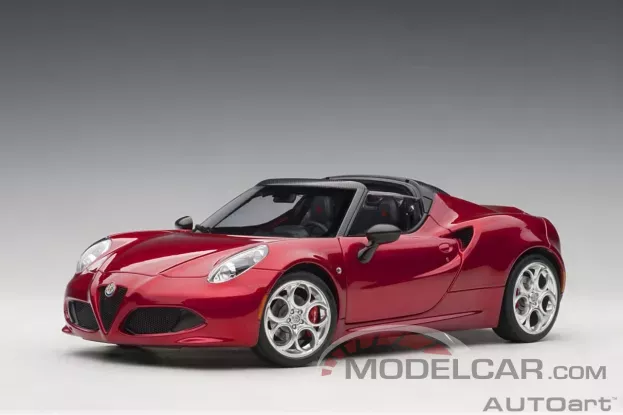 AUTOart Alfa Romeo 4C Spider Competition Red 1:18 70142