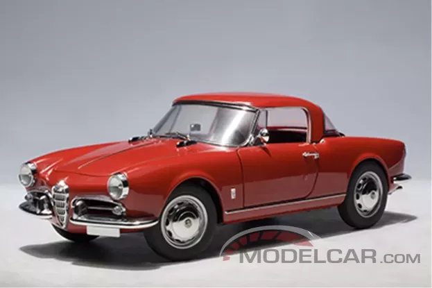 AUTOart Alfa Romeo Giulietta 1300 Spider 1957 Rosso Chiaro Light Red 1:18 70157