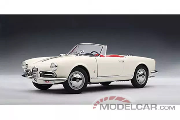 AUTOart Alfa Romeo Giulietta 1300 Spider 1957 White 1:18 70156