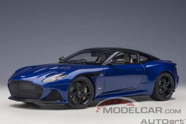 Autoart Aston Martin DBS Superleggera أزرق