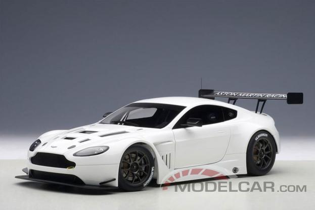 Autoart Aston Martin V12 Vantage GT3 White