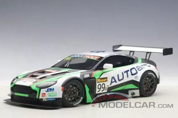 AUTOart Aston Martin V12 Vantage GT3 Bathurst 12Hour Endurance Race 2015 99 Jm. Merlin J. Venter F. Yu 1:18 81507