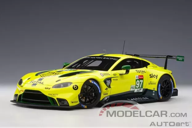 AUTOart Aston Martin Vantage GTE AM6 Pro Le Mans 24h 2018 97 A.Lynn M.Martin J.Adam 1:18 81809