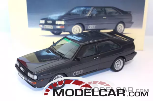 AUTOart Audi Quattro LWB 1988 Satin Black Metallic 1:18 70301