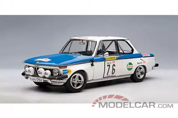 AUTOart BMW 2002 1972 Tap Rally Warmbold 76 1:18 87247