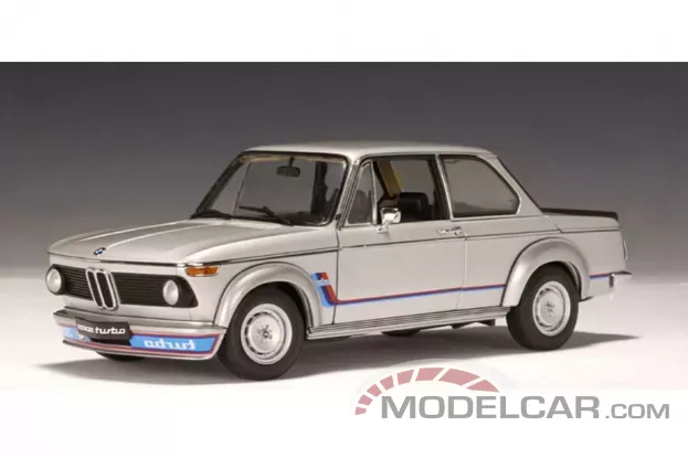 AUTOart BMW 2002 Turbo 1973 Silver 1:43 50501