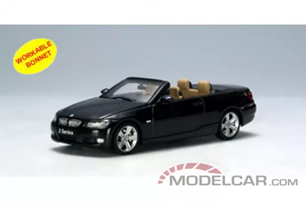 AUTOart BMW 3-serie convertible e93 2007 Monaco Blue 1:43 55177