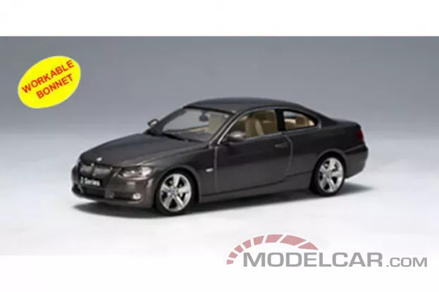 AUTOart BMW 3-series Coupe e92 2007 Sparking Graphite Metallic 1:43 55171