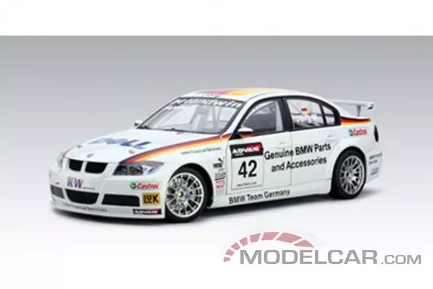 AUTOart BMW 320Si WTCC e90 2006 Team Germany J.Muller 42 1:18 80647
