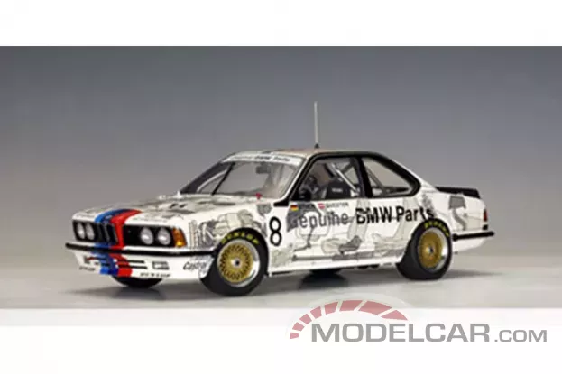AUTOart BMW 635CSi e24 1984 Group A Racing Original-Telle Quester Stuck 8 1:18 88445