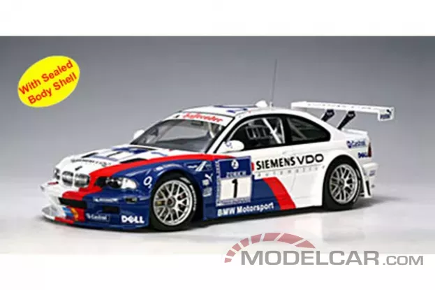 AUTOart BMW M3 GTR 2005 24 HRS Nurburgring D.Muller J.Muller H-J 1:18 80546