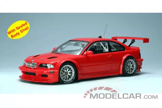 AUTOart BMW M3 GTR 2005 24 HRS Nurburgring Plain Body Version Red 1:18 80530