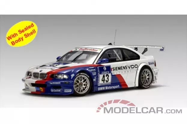 AUTOart BMW M3 GTR e46 2004 24 HRS Nurburgring 43 1:18 80446