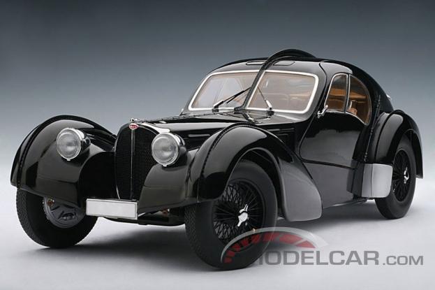 AUTOart Bugatti 57SC Atlantic 1938 Black with Disc Wheels 70941