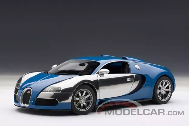 AUTOart Bugatti EB Veyron 16.4 L Edition Centenaire 2009 French Blue 1:18 70956
