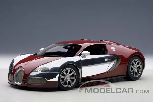 AUTOart Bugatti EB Veyron 16.4 L Edition Centenaire 2009 Italian Red 1:18 70957