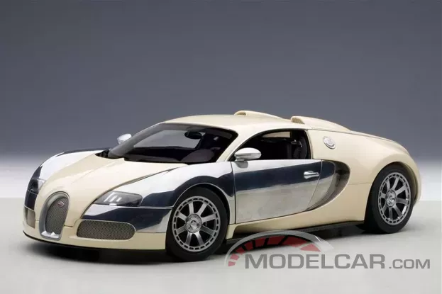 AUTOart Bugatti EB Veyron 16.4 L Edition Centenaire 2009 White 1:18 70959