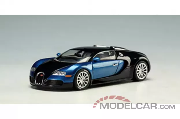 AUTOart Bugatti Veyron 16.4 Black Blue 1:43 50907