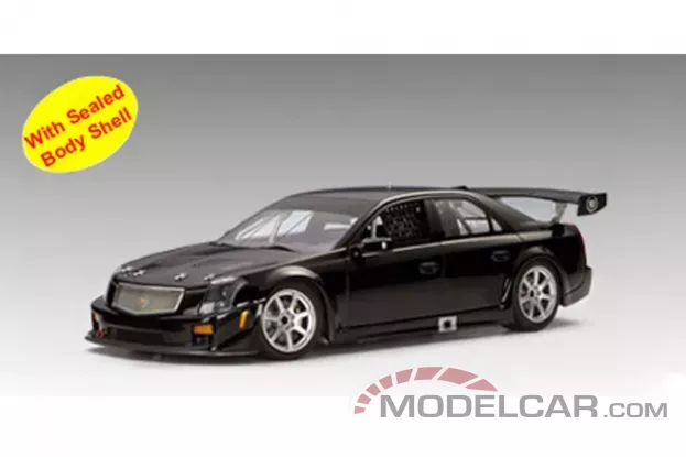 AUTOart Cadillac CTS-V SCCA 2004 World Challenge GT Plain Body Version Black 1:18 80427