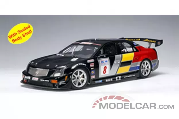 AUTOart Cadillac CTS-V SCCA 2005 World Challenge GT A.Pilgrim 8 Driver Champion of 2005 1:18 80525