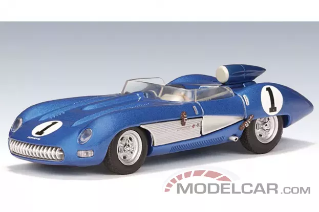 AUTOart Chevrolet Corvette C1 SS 1957 Blue 1:43 51051